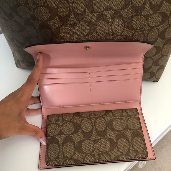 Coach Reversible City tote & matching wallet NWT - Picture 7 of 8